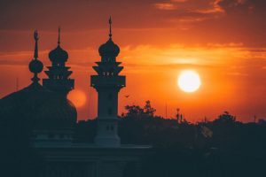 mosque, sunrise, architecture